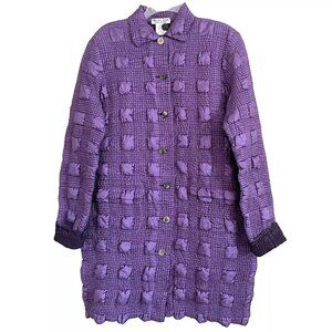 Peplum Yoshiki Hishinuma Purple Jacket Art To Wear